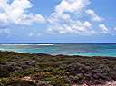 Panorama from Nancy and Walker's secret beach on Anegada