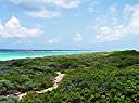 Panorama from Nancy and Walker's secret beach on Anegada