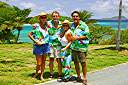 Just arrived on Tortola -- all wearing Jams World.