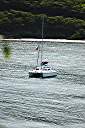 Cat Tales moored in Brandywine Bay