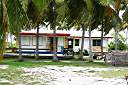 Pam's Bakery building. The bakery is no longer in operation. It is a big loss to visitors, as the bread and baked goods were one of Anegada's treasures.