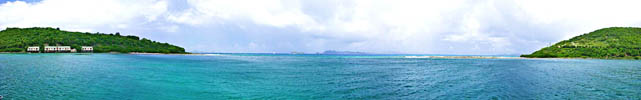 Panorama of Brandywine Bay, Tortola