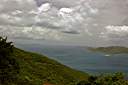 Tortola, overlooking Jost Van Dyke, from Mt. Sage.