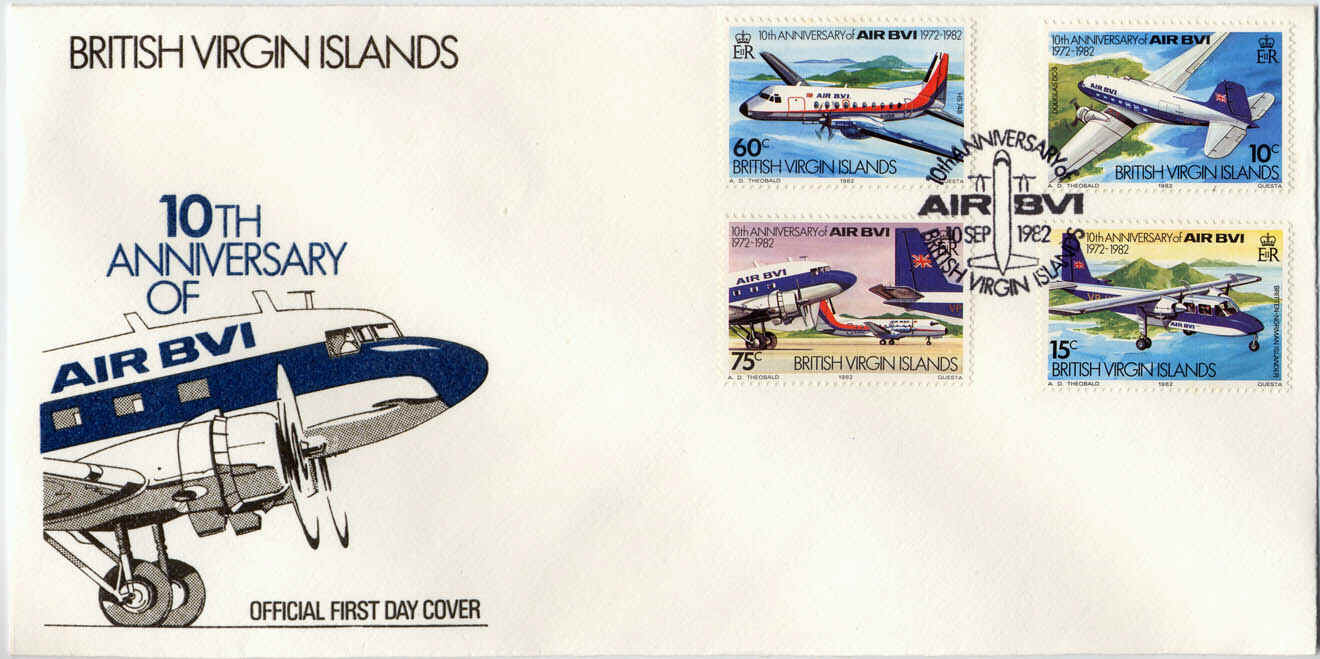 Air BVI First Day Cover