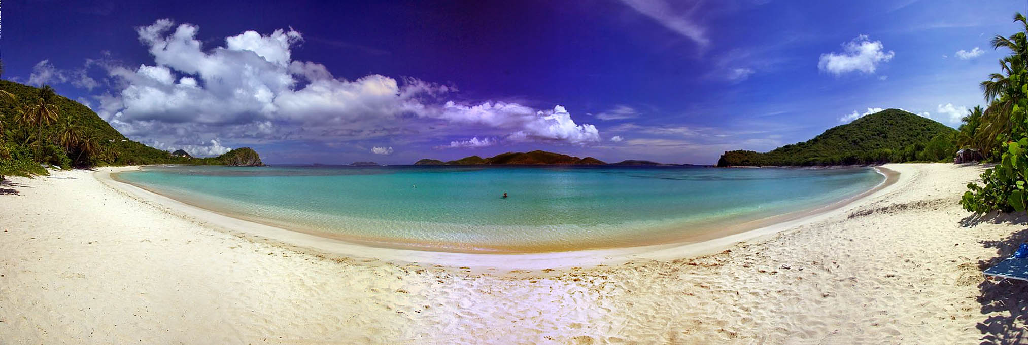 Panorama of Smuggler's Cove, Tortola
