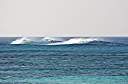 The outside surf at Cow Wreck Beach.