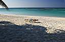 Nancy limin' at Cow Wreck Beach. You can see why this is our "home away from home".
