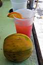 Eugene's beach bar at Smuggler's Cove.