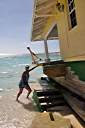 Anegada Seaside Cottages - unit 1 now in the sea.