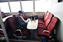 On the way to Anegada on the BVI Patriot - the new Road Town Fast Ferry catamaran.