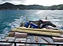 Leaving Tortola on the Isabel V