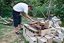 The grill meister. Horacio Ofman.
