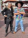 Pirate vs gunslinger. You can take the cowboy out of the Caribbean, but you can't take the Caribbean out of the cowboy.