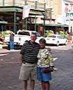 Bill and Linda on Exchange Avenue.
