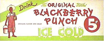 Fooks' Blackberry Punch Cardboard