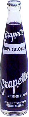 Bottle of Low Calorie Grapette