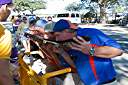 The famous Parrothead Shot Ski.