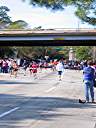 Coming up Allen Parkway -- in the 23rd mile.