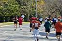Along Allen Parkway to the finish -- 3 miles to the finish.