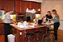 Fun in the kitchen at 2736 Bush Street.