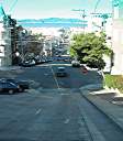 Driving down Divisadero to the bay.