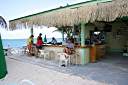 Serve-yourself bar at Cow Wreck Beach, Anegada.