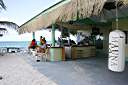 Serve-yourself bar at Cow Wreck Beach, Anegada.