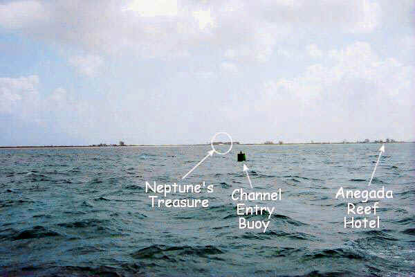 At the Anegada channel entry