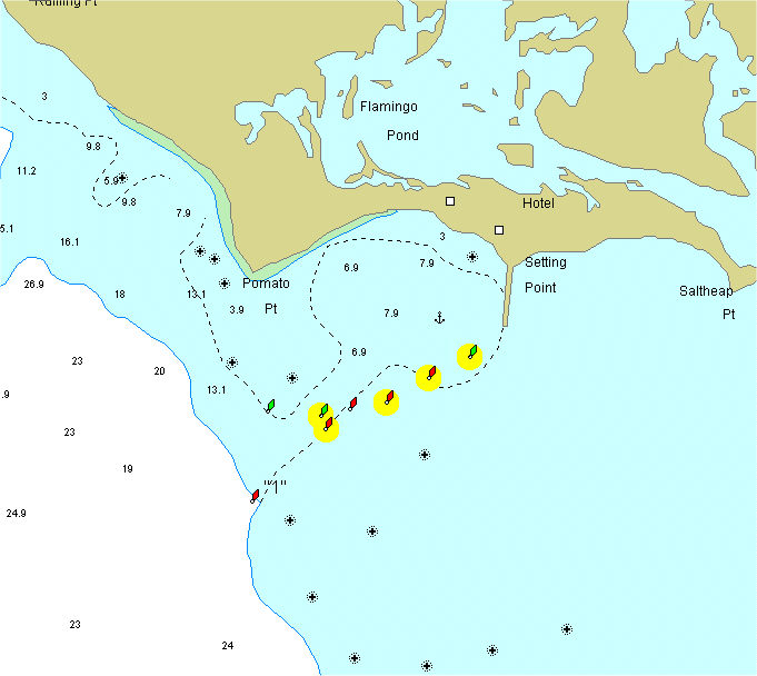 Anegada Entrance BlueChart