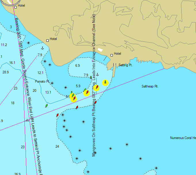 Anegada Entrance BlueChart