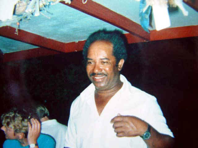 Lowell at the ARH bar, mid-80's