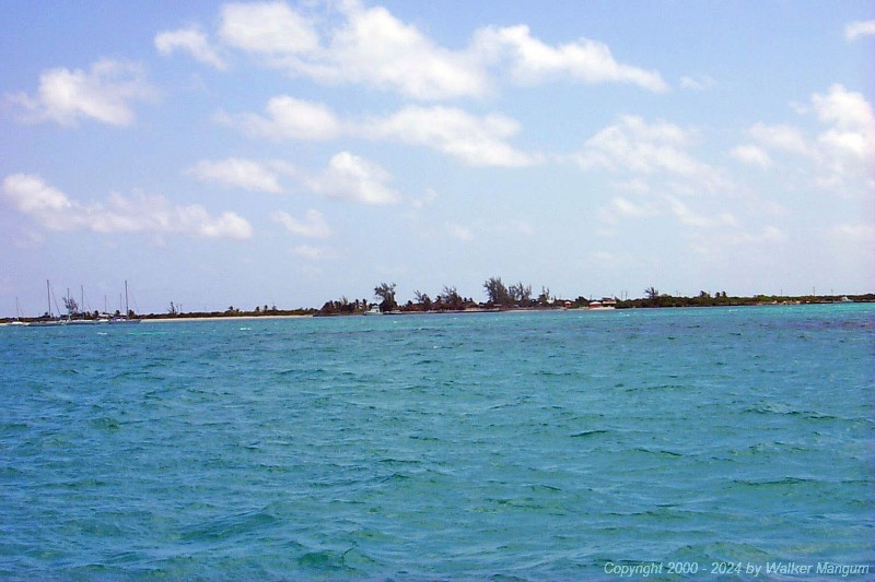 Arriving at Anegada!  This view is from the entrance channel, just before rounding the green inner buoy.