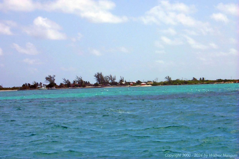 Arriving at Anegada!  This view is from the inner green buoy at the end of the entrance channel.