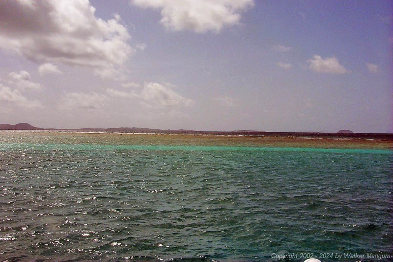Panorama of Marina Cay, as seen from our mooring.
