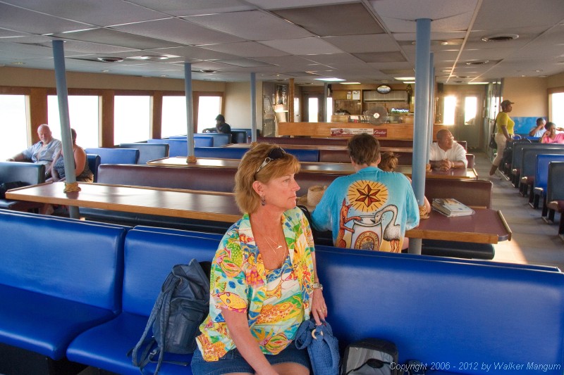 On the way to Anegada on Smith's Island Rocket ferry.