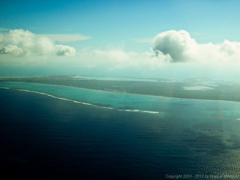 Approaching Providenciales.