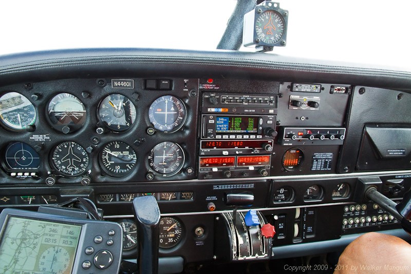 Eastbound at 9,000 feet - about 2,000 miles to go. Today's destination is Palm Beach Gardens, Florida.