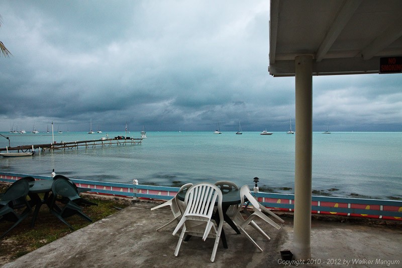 Waiting for the finish of the Dark and Stormy Regatta.