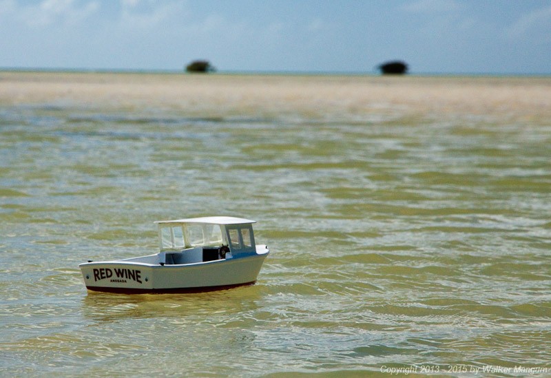 "Red Wine" afloat on Anegada