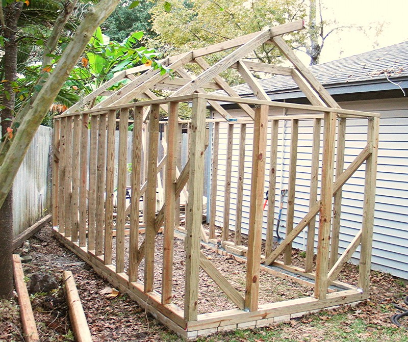 Walker Builds a Greenhouse