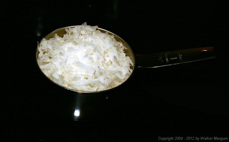 1 cup of coconut flakes.