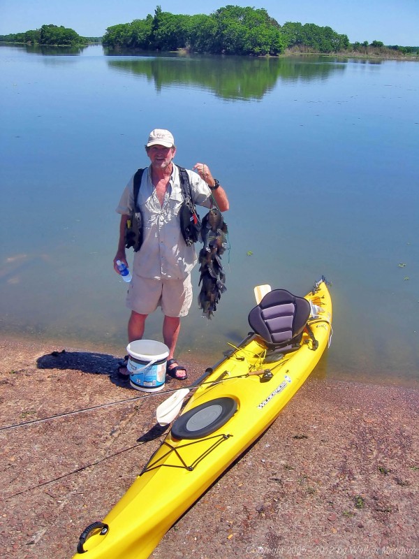 Walker's catch - 27 bluegills