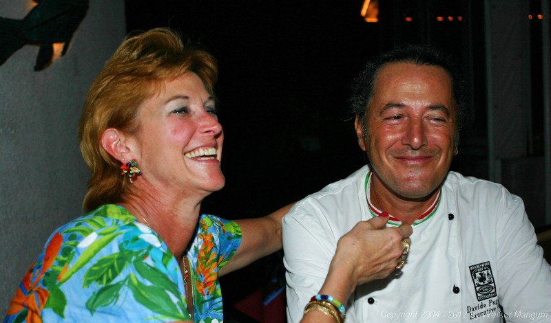 Nancy and her Italian boyfriend.