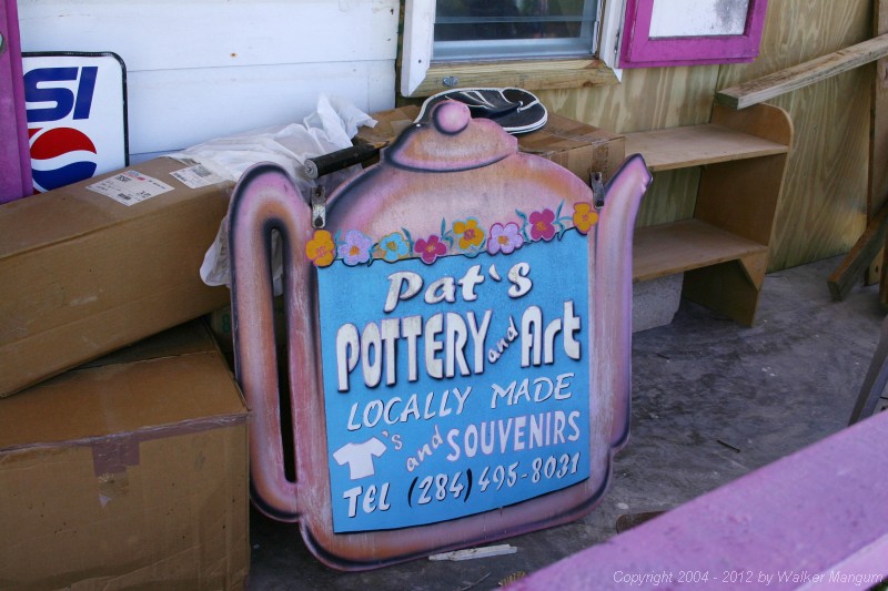 Pat's Pottery is being remodeled.