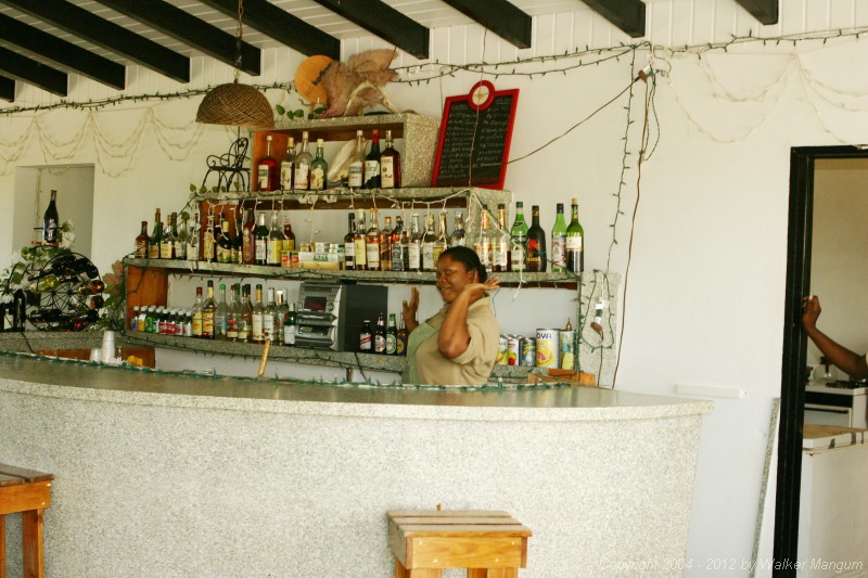 Bar at the Pomato Point Restaurant.