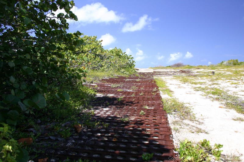 Abandoned U. S. military installation at West End, Anegada. The U.S. Navy had a rescue base here to support NASA during the early part of the space program.