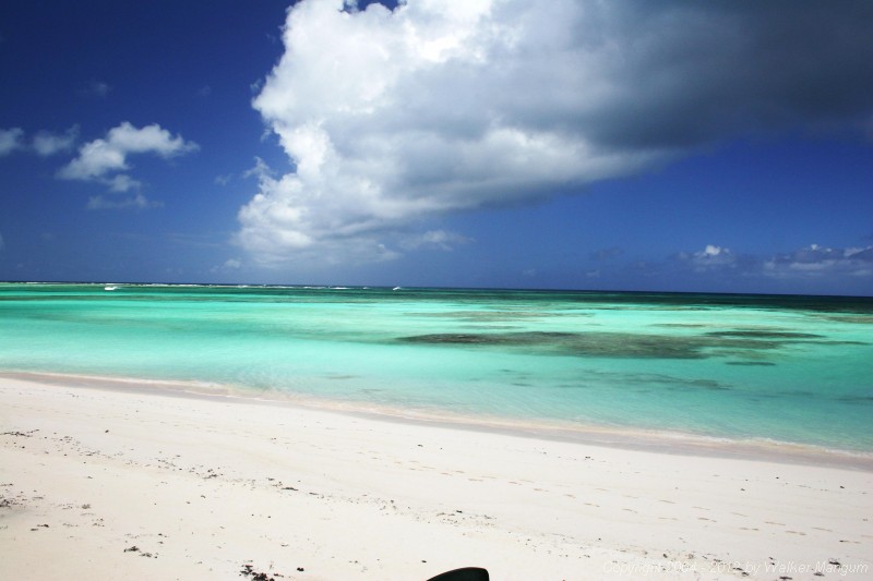 Panorama from Cow Wreck Beach, Anegada.