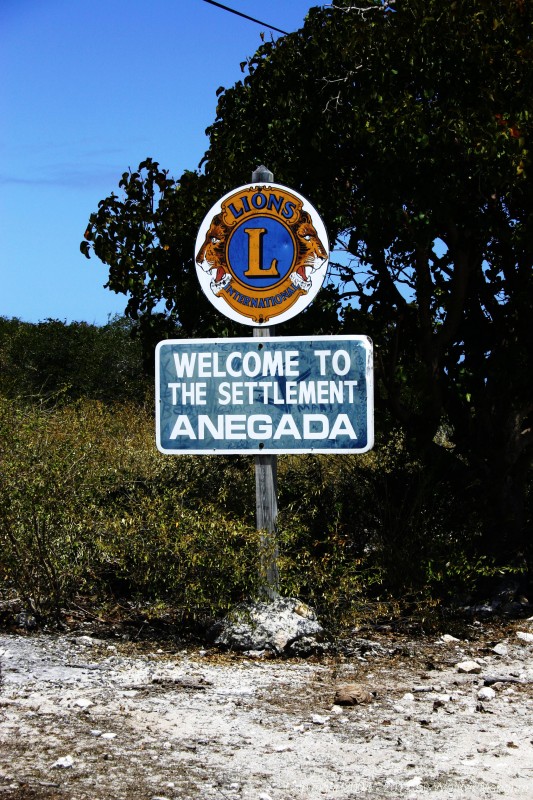 Welcome to The Settlement, Anegada.