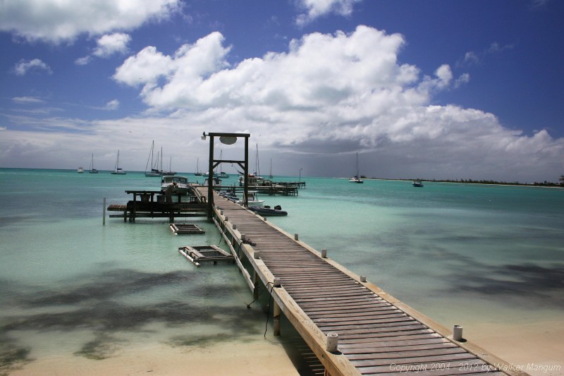 The dock at the Anegada Reef Hotel.