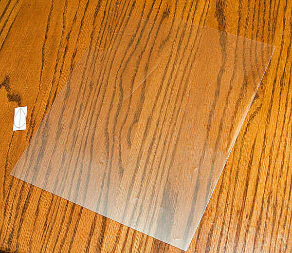 Pattern and clear acrylic sheet protector